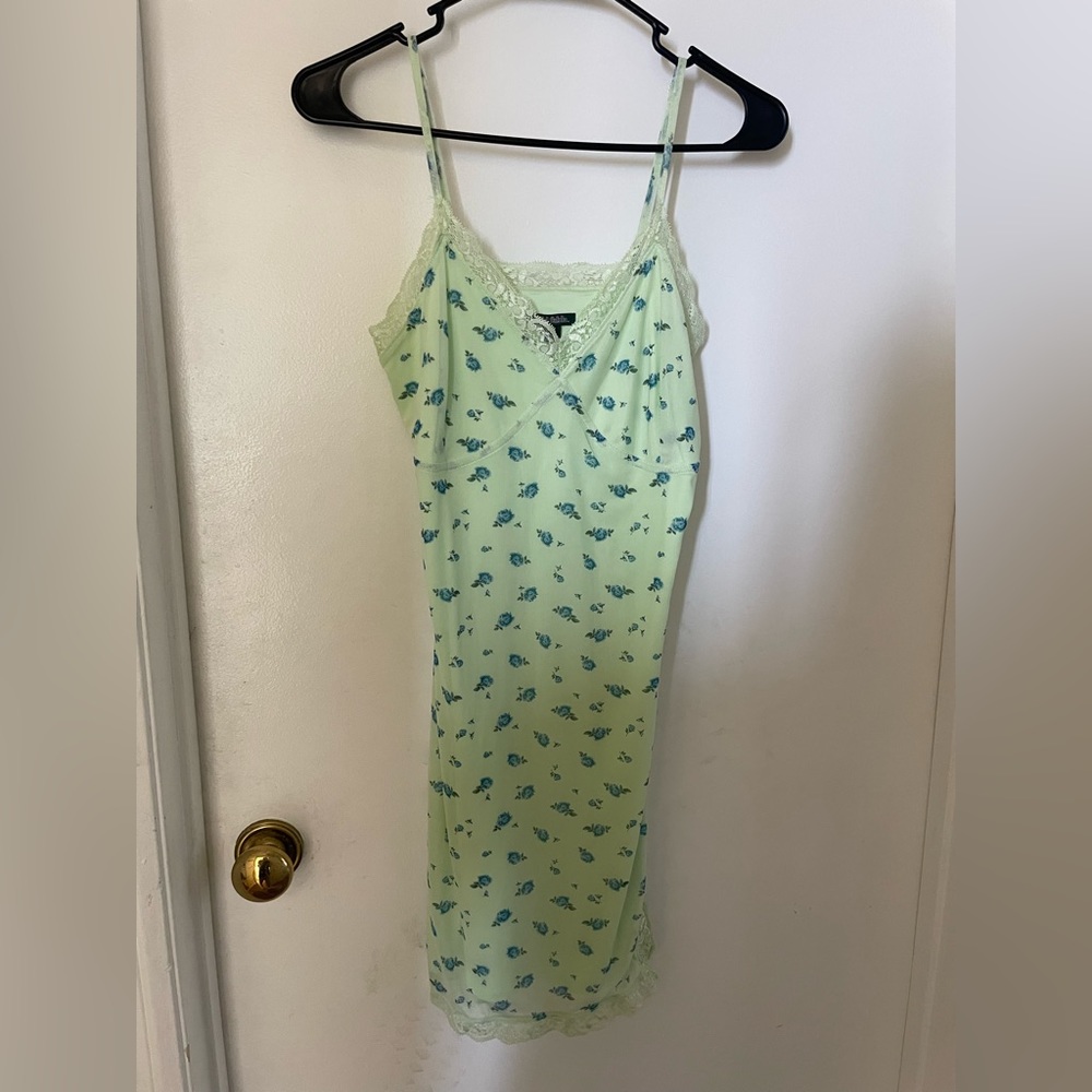 Green summer short dress from Target size M